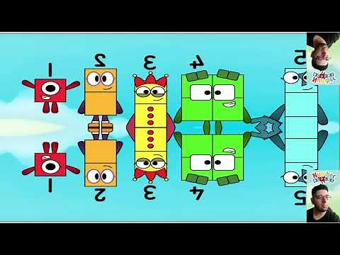 Numberblocks intro but they are upside down