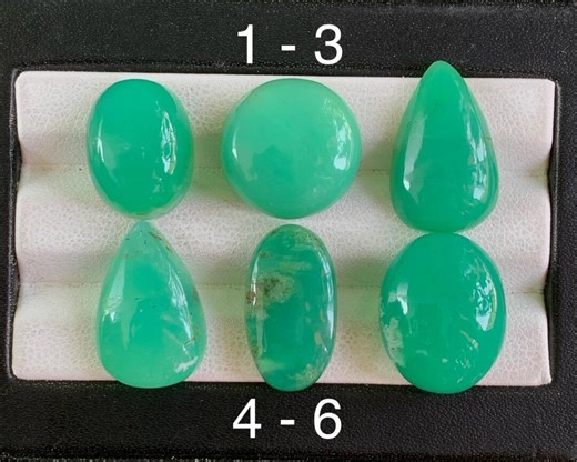 AAA Grade Chrysoprase Smooth Cabochons Gemstone – Jewelry Making - Etsy