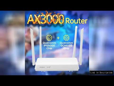 AX3000 WiFi 6 Gigabit Router Dual Band 2.4G/5GHz 802.11AX Wireless Signal Amplifier CPU Dual Core Pr