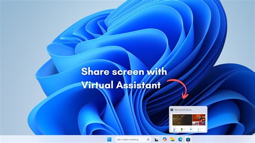 Microsoft tests a Windows 11 taskbar feature that lets AI see your open apps when you share window