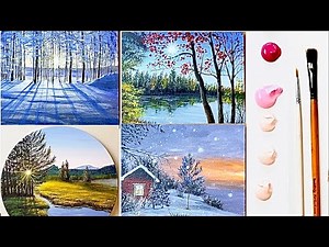 Easy Acrylic Painting Technique / Painting for Beginners Step by Step