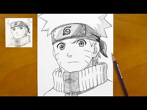 How to draw Naruto Uzumaki step by step || Naruto anime sketch || Easy anime drawing