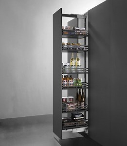 [Hot Item] Kitchen Cabinet Storage Tall Larder Unit Pull out Basket