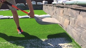 Petgrow All Turf Mats Sand Infill for Artificial Grass Landscape Turf Synthetic Grass,Premium Premium Turf Artificial Grass Infill Silica Free, 50Lbs