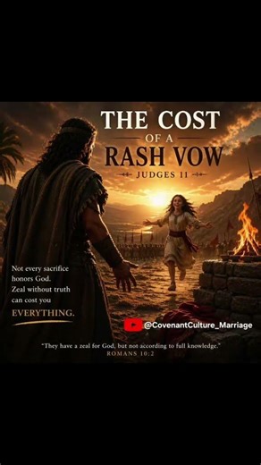 Bible Study on Judges 11: Zeal, Ignorance and the Cost of Misrepresenting God