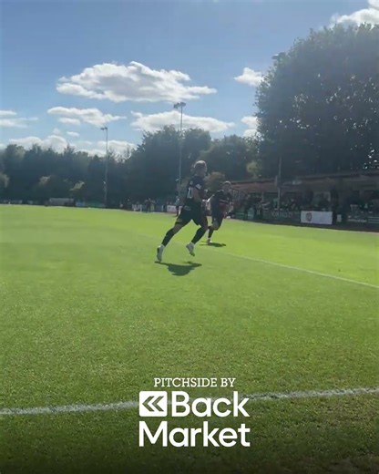 🎥 Rees' fine finish from pitchside 🤳 Captured on a refurbished device from @backmarketusa