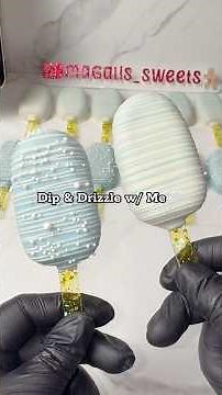 Dip & Drizzle Cakesicles with me 💙
