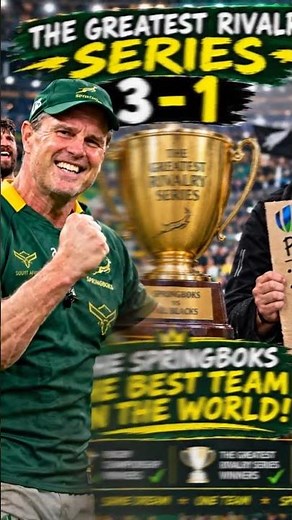 #springboks Winners of the Greatest Rivalry Series #rugby