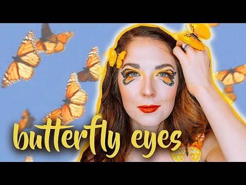 MONARCH BUTTERFLY EYE MAKEUP TUTORIAL (Beginner Friendly!!!)