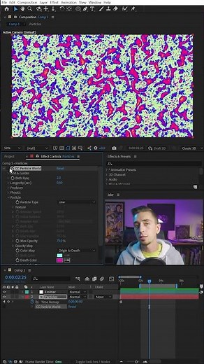 Color Options in CC Particle World #shorts