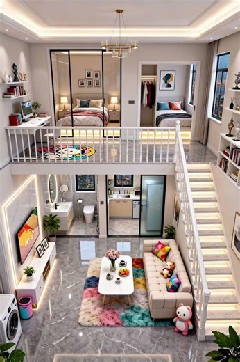 Luxury Small Duplex Home Design 😍|Space Saving Modern Interior Ideas 💡|Dream Home Tour