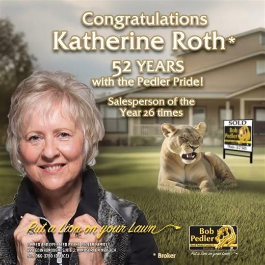Celebrating 52 Years as a Member of the Pedler Pride – Katherine Roth 👏