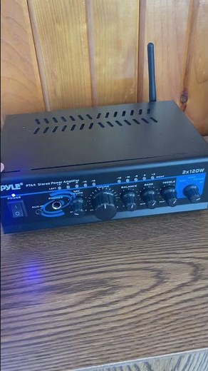 Pyle Home Home Audio Power Amplifier System with Bluetooth - 2X120W Mini Dual Channel Mixer Test