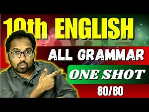 10th ENGLISH | Board Exam 2025 | MAHA REVISION | ALL Grammar | One Short | दहावी इंग्रजी