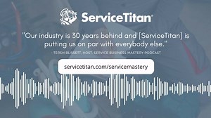 Two weeks ago, we went on the Service Business Mastery Podcast to talk about how #ServiceTitan can help #plumbing #hvac #electric and #garagedoor companies streamline operations and increase revenue. In this clip one of our Implementation Experts (and former HVAC Tech) Andrew Zackoff, tells podcast host Tersh Blissett about the #dispatch notification ServiceTitan users can send to their customers. | ServiceTitan