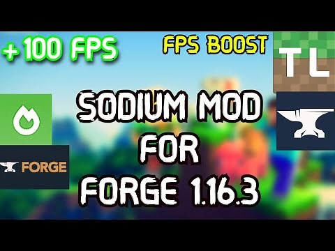 Install Sodium Mod in FORGE 1.16.3 | Tlauncher | +600 fps | Fps Boost | NO FABRIC REQUIRED