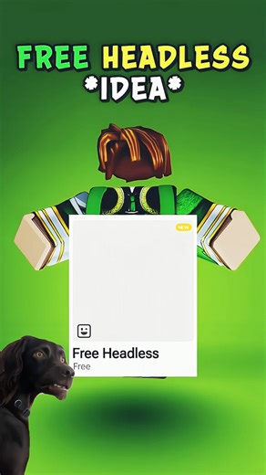 HEADLESS HEAD FREE ITEM ROBLOX #roblox #viral #viralshort