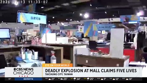 Gas explosion at a Taiwanese mall has left at least 5 dead