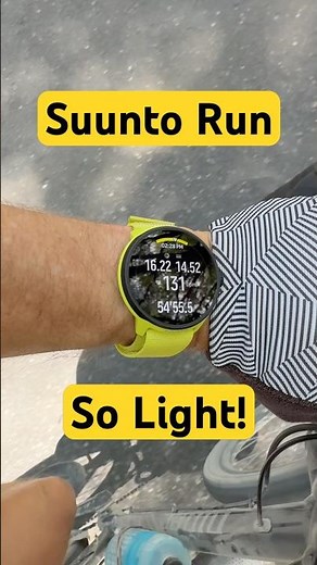 Suunto Run-Feather weight fitness watch