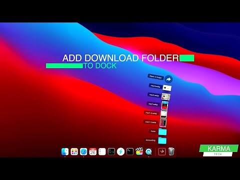 How to Add Downloads to Dock on Mac