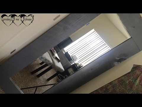 DIY Full Length Leaning Mirror | Wall Mirror | Only 8 Steps!