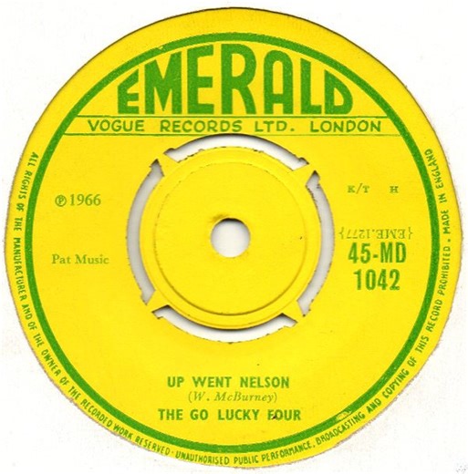 The Go Lucky Four - Up Went Nelson / The Famine Song