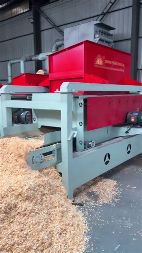 #Woodplaningmachine#Automaticfeedingplaner#Efficientwoodshavingsprocessingequipment