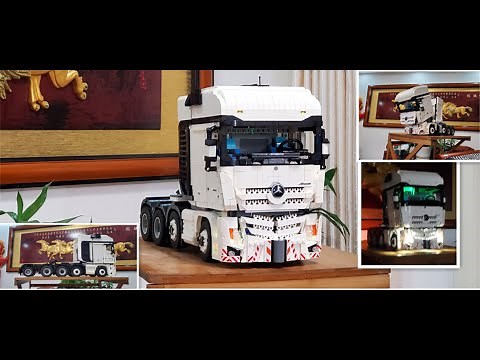 Lego Technic Moc Mercedes Benz Actros 4163 SLT 8X4/10X4 RC truck