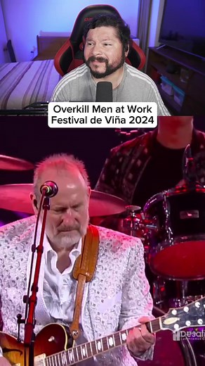 Men at Work Overkill Performance at Festival de Viña 2024