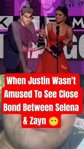 Why Fans Think Justin Looked Uncomfortable Seeing Selena & Zayn’s Close Bond 😶