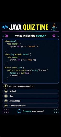 Java Quiz Challenge 🔥 Can You Predict the Output?