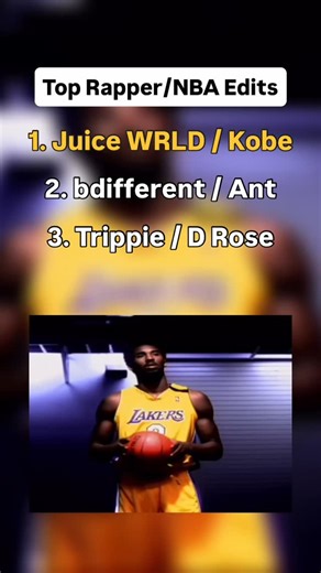 Basketball Card Insider on Instagram: "These rapper / NBA player edits are too tuff. 🔥 Via: 1. @spire.edits 2. @hallofgame 3. luker1919 / TT #basketballedit #NBAedit #Kobe #DRose #AntMan #basketball"