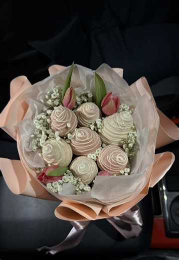 chocolate strawberry flower boquet | #foryou #strawberrybouquet #flowerbouquets #parati #viral