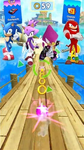 Sonic 🆚 Blaze 🆚 Knuckle 🆚 Espio The Hedgehog Gameplay - Who Is Best?🤔#short