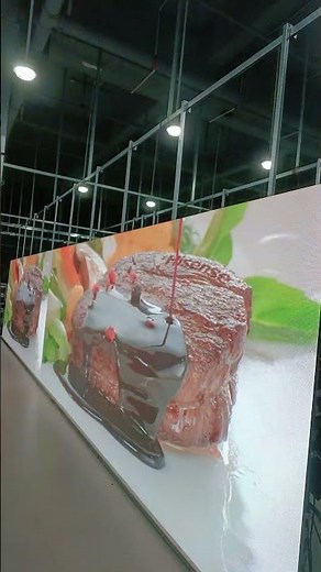 XCOB P3.91 Curved Outdoor led display aging test