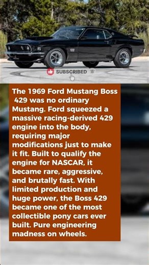 Ford Built Its Quickest Pony Car in 1969
