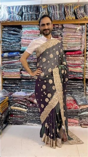 Golden zari hand made silk saree -/ #adeelsaree #silksaree #sorts