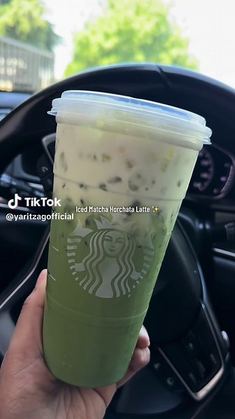 current obsession 💚✨ Ask for a : Venti iced matcha latte No classic syrup 4 pumps of Horchata syrup Horchata cold foam Cinnamon powder #fyp #starbucks #matcha #matchalatte #starbucksdrinks #starbucksrecipe #musttry