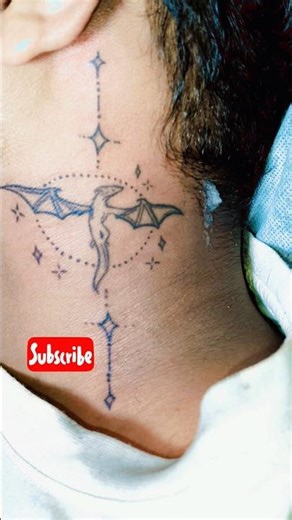 Geometric dragon tattoo #tattoo #tattoos #howtotattoo