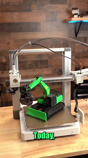 3D Printed John Deere RC Excavator Project