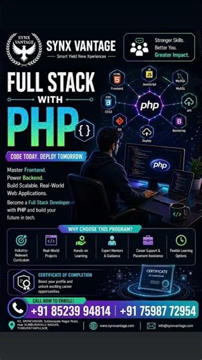 Full Stack Web Development with PHP