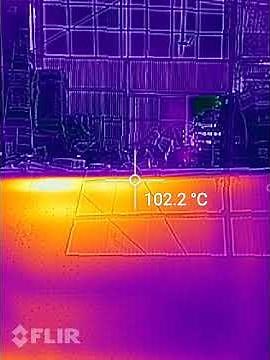 Temperaturas del tiro balanceado Caldén 5.0.