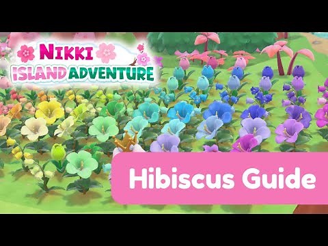 How to Grow HIBISCUS + Flowers in the Seaside Resort! #hellokittyislandadventure