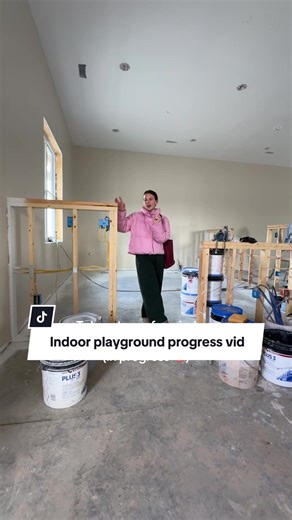 In 2025 I decided to go for it and in 2026 it’s happening! Progress video of The Silver Barn | Indoor Playground & Coffee Bar! @thesilverbarn #womeninbusiness #indoorplayground #smallbusiness #coffeebar