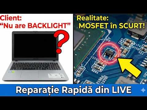Asus R554L Laptop - It wasn't the backlight! MOSFET repair in short, excerpt from LIVE!