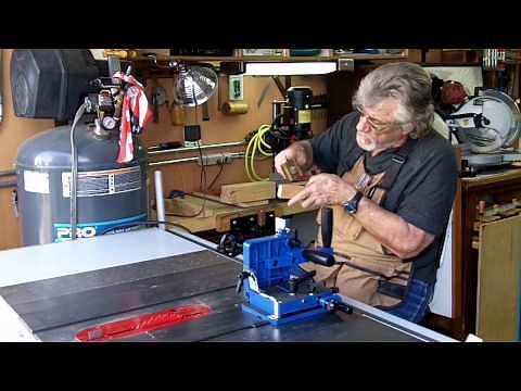 Rockler Table Saw Tenon Jig and Harbor Freight Mortise Machine