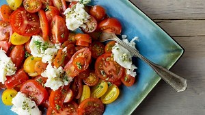 Salade de tomates et ricotta