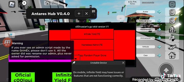 Comandos esenciales de Coolgui en Roblox