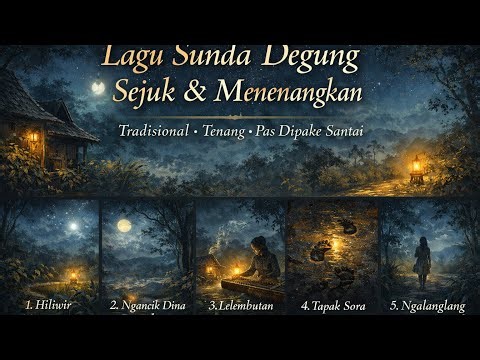 Musik Sunda Degung Terbaik 🌙 Santai, Tenang & Enak Didengar