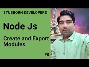 Create and Export Modules in Node Js with Express